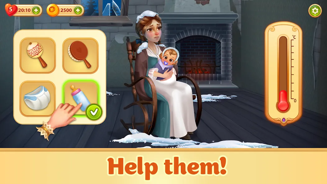 Storyngton Hall: Match 3 games [MOD: безлимитные деньги и жизни] Screenshot 3