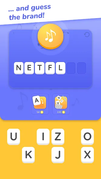 Jingle Quiz: logo music trivia [MOD: безлимитные подсказки и монеты] Screenshot 2