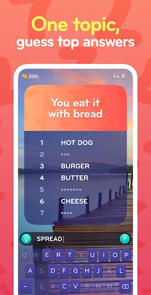 Top 7 - family word game [MOD: открыты все ответы и уровни] Screenshot 1