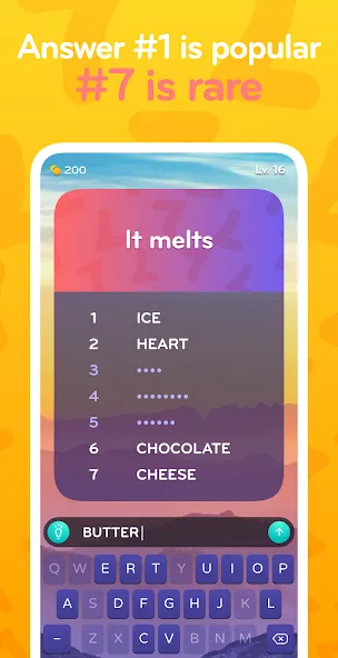 Top 7 - family word game [MOD: открыты все ответы и уровни] Screenshot 2