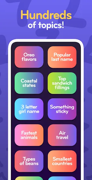 Top 7 - family word game [MOD: открыты все ответы и уровни] Screenshot 4