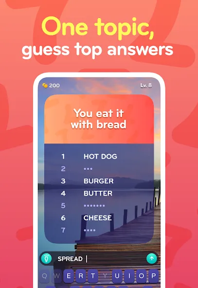 Top 7 - family word game [MOD: открыты все ответы и уровни] Screenshot 5