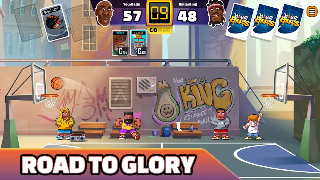 Your Balls: Basketball Game [MOD: безлимитные деньги и открыты все уровни] Screenshot 1