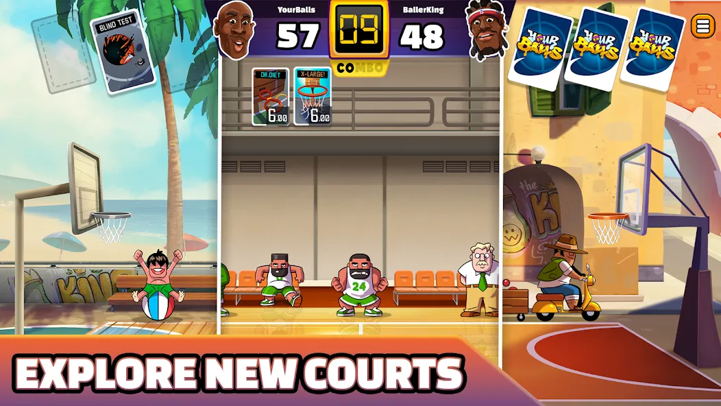 Your Balls: Basketball Game [MOD: безлимитные деньги и открыты все уровни] Screenshot 5