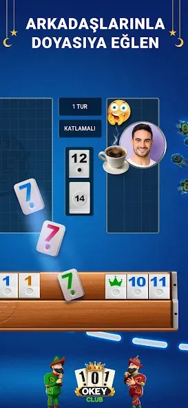 101 Okey Club: Play 101 Plus [MOD: безлимитные монеты и подсказки] Screenshot 2
