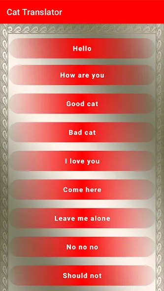 Translator for Cats Prank [MOD: переводчик кошачьих звуков без ограничений] Screenshot 2