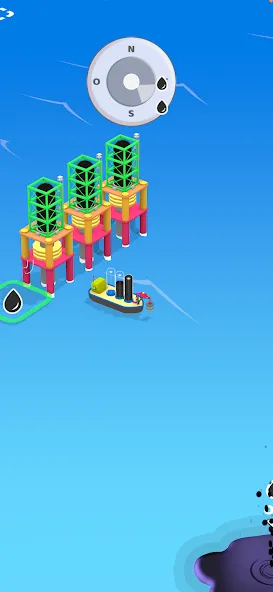Oil Master: Sea Extraction [MOD: безлимитные деньги и нефть] Screenshot 2