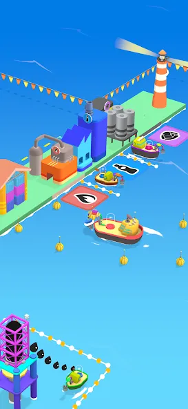 Oil Master: Sea Extraction [MOD: безлимитные деньги и нефть] Screenshot 3