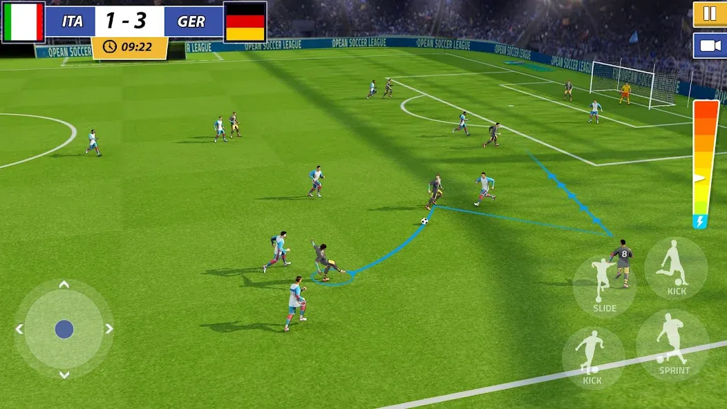 Soccer Star: Soccer Kicks Game [MOD: безлимитные деньги и энергия] Screenshot 1