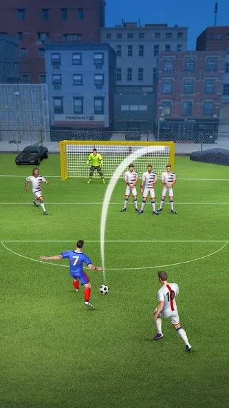 Street Football Kick Games [MOD: безлимитные деньги и энергия] Screenshot 2