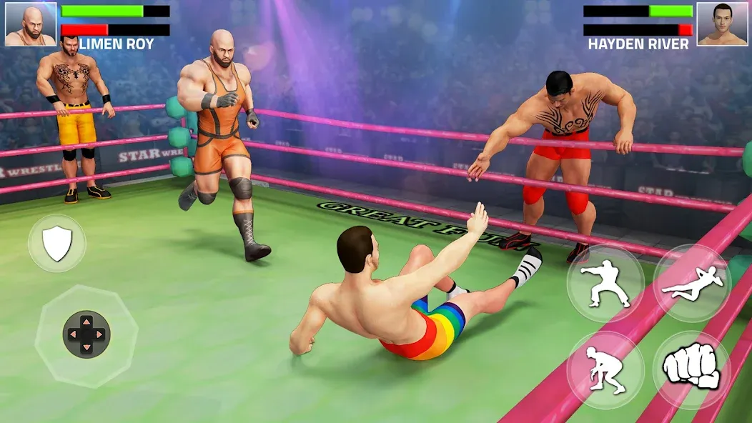 Tag Team Wrestling Game [MOD: без рекламы и много денег] Screenshot 1