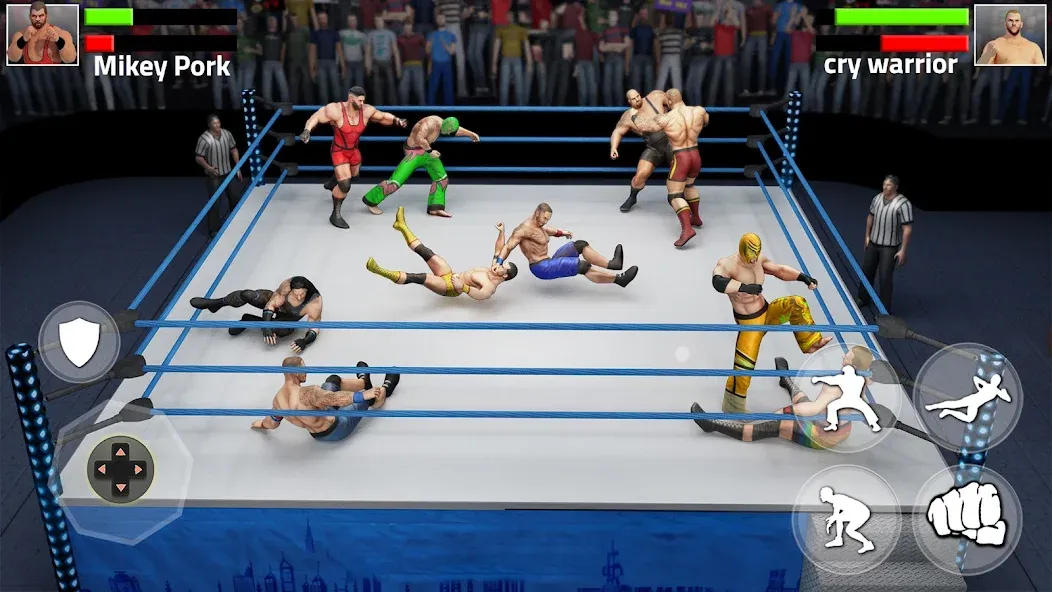 Tag Team Wrestling Game [MOD: без рекламы и много денег] Screenshot 2