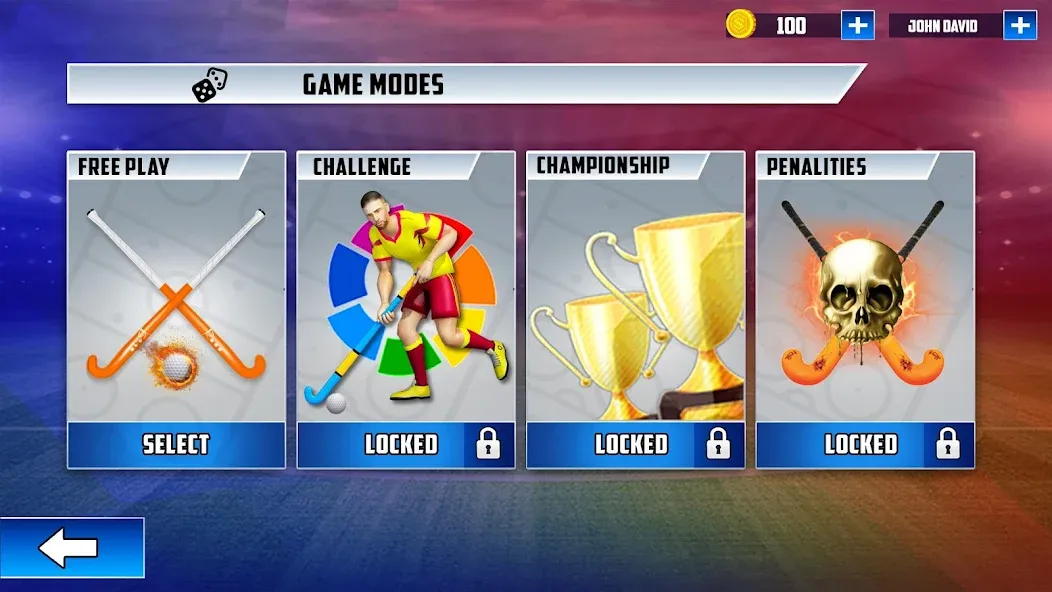 Field Hockey Game [MOD: безлимитные деньги и энергия] Screenshot 5