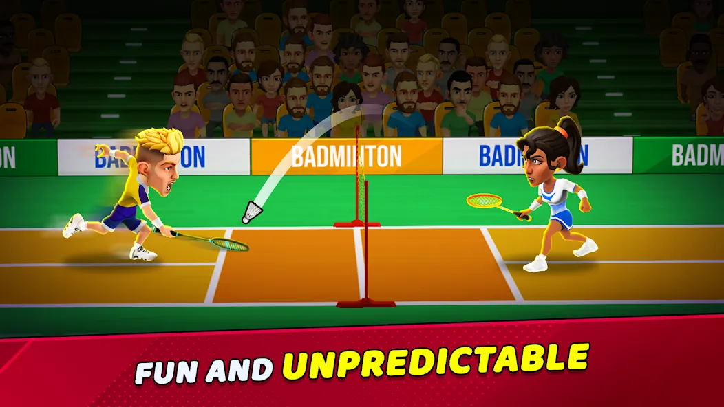Badminton Clash 3D [MOD: безлимитные деньги и энергия] Screenshot 2