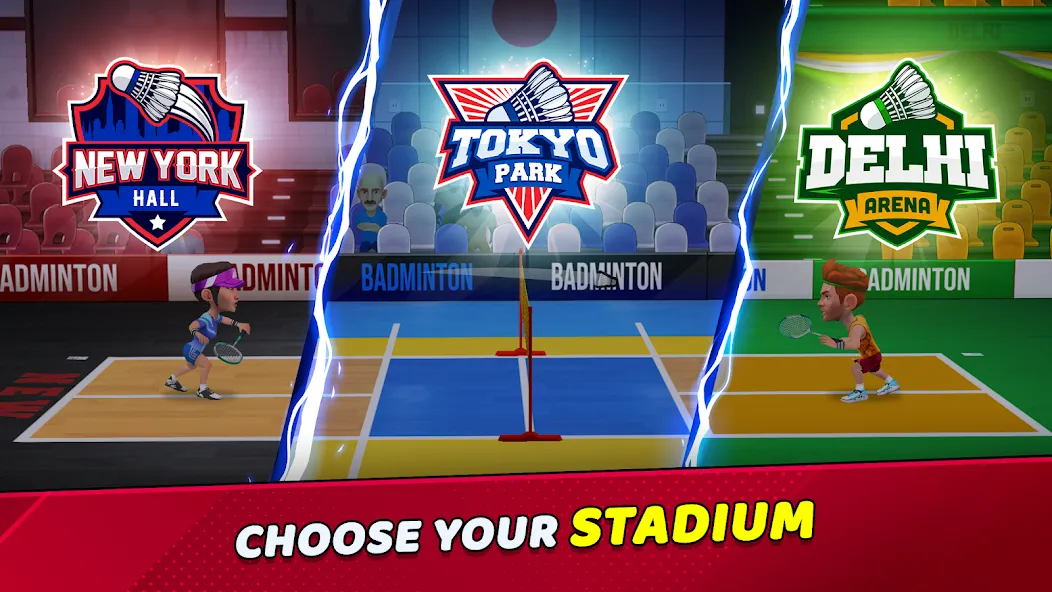 Badminton Clash 3D [MOD: безлимитные деньги и энергия] Screenshot 4
