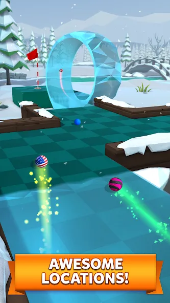 Golf Battle [MOD: безлимитные мячи и улучшенная точность] Screenshot 4