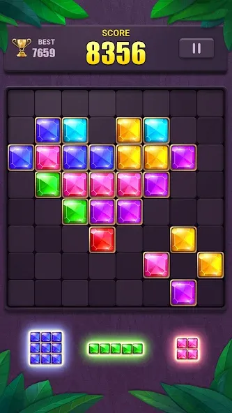 Block Puzzle: Jewel Blast Game [MOD: безлимитные подсказки и бонусы] Screenshot 1