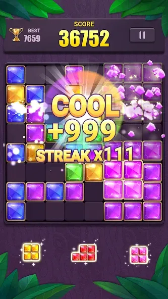 Block Puzzle: Jewel Blast Game [MOD: безлимитные подсказки и бонусы] Screenshot 5