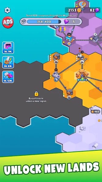 States Builder: Trade Empire [MOD: безлимитные деньги и ресурсы] Screenshot 4