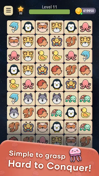 Connect Animal [MOD: без рекламы и бесконечные подсказки] Screenshot 1