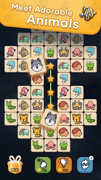 Connect Animal [MOD: без рекламы и бесконечные подсказки] Screenshot 2