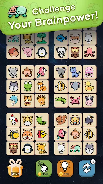 Connect Animal [MOD: без рекламы и бесконечные подсказки] Screenshot 4
