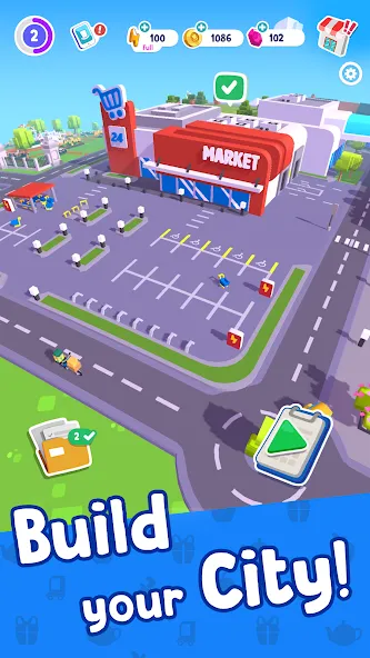 Merge Mayor - Match Puzzle [MOD: безлимитные деньги и энергия] Screenshot 1