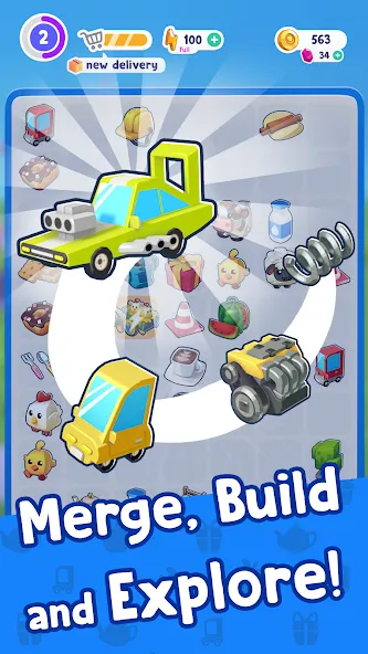 Merge Mayor - Match Puzzle [MOD: безлимитные деньги и энергия] Screenshot 5