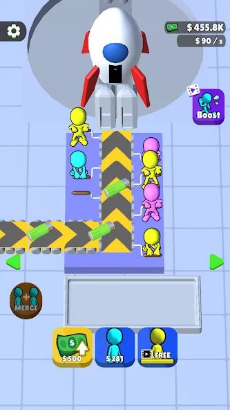 Human Electric Company [MOD: безлимитная энергия и быстрый прогресс] Screenshot 3
