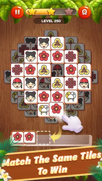 Tile Matcher : Matching Tiles [MOD: без рекламы и все уровни] Screenshot 2