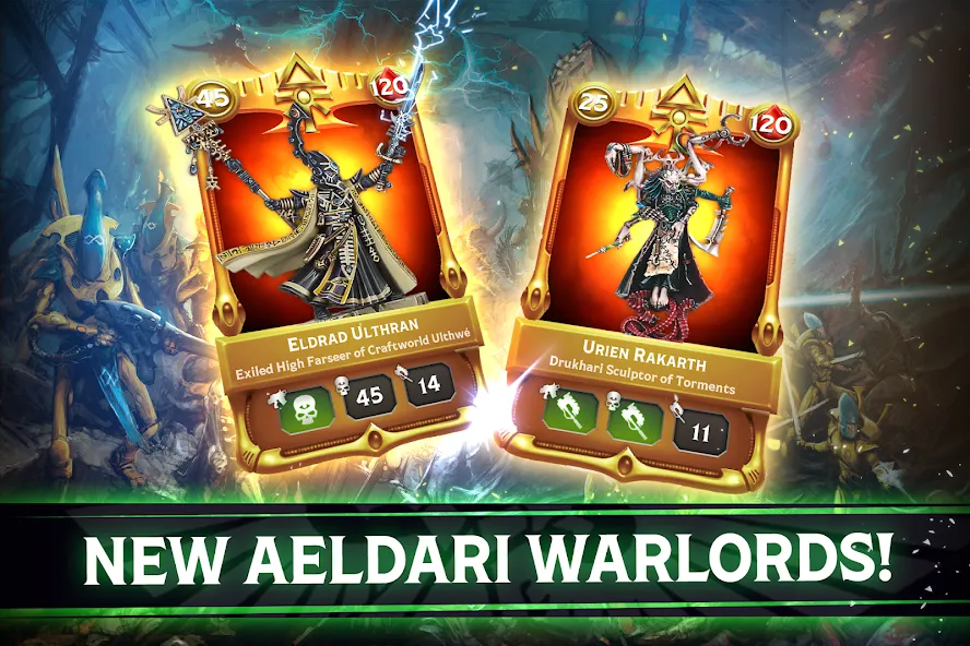 Warhammer Combat Cards - 40K [MOD: безлимитные деньги и карты] Screenshot 4