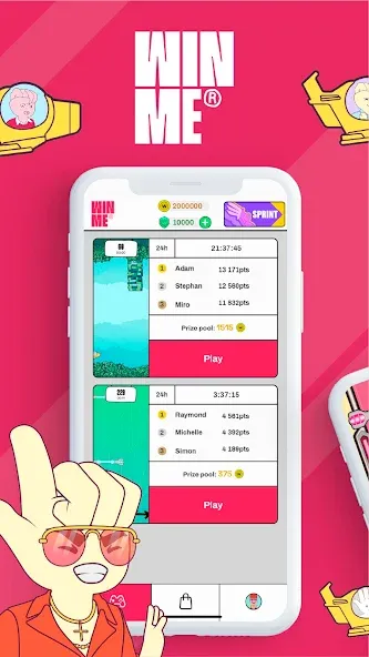 Win Me [MOD: безлимитные монеты и подсказки] Screenshot 1