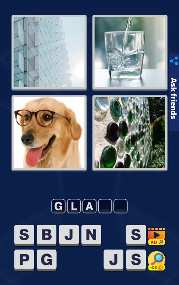 4 Pics 1 Word Quiz Game [MOD: безлимитные подсказки и открыты все уровни] Screenshot 1