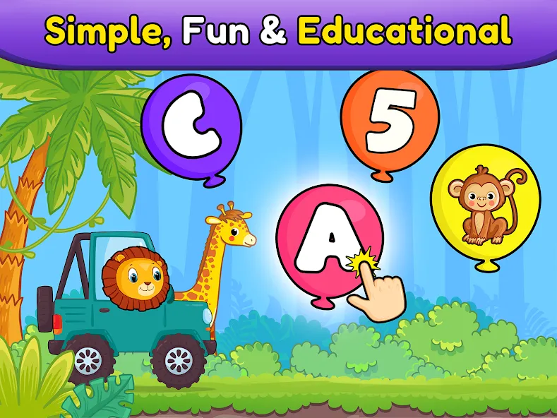 Balloon Pop Kids Learning Game [MOD: все задания разблокированы и без рекламы] Screenshot 2