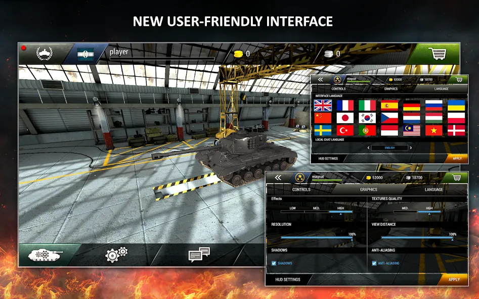 Tanktastic 3D tanks [MOD: безлимитные деньги и боеприпасы] Screenshot 2
