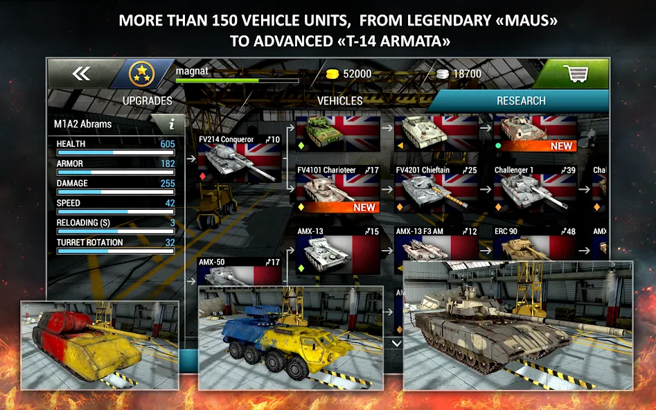 Tanktastic 3D tanks [MOD: безлимитные деньги и боеприпасы] Screenshot 4