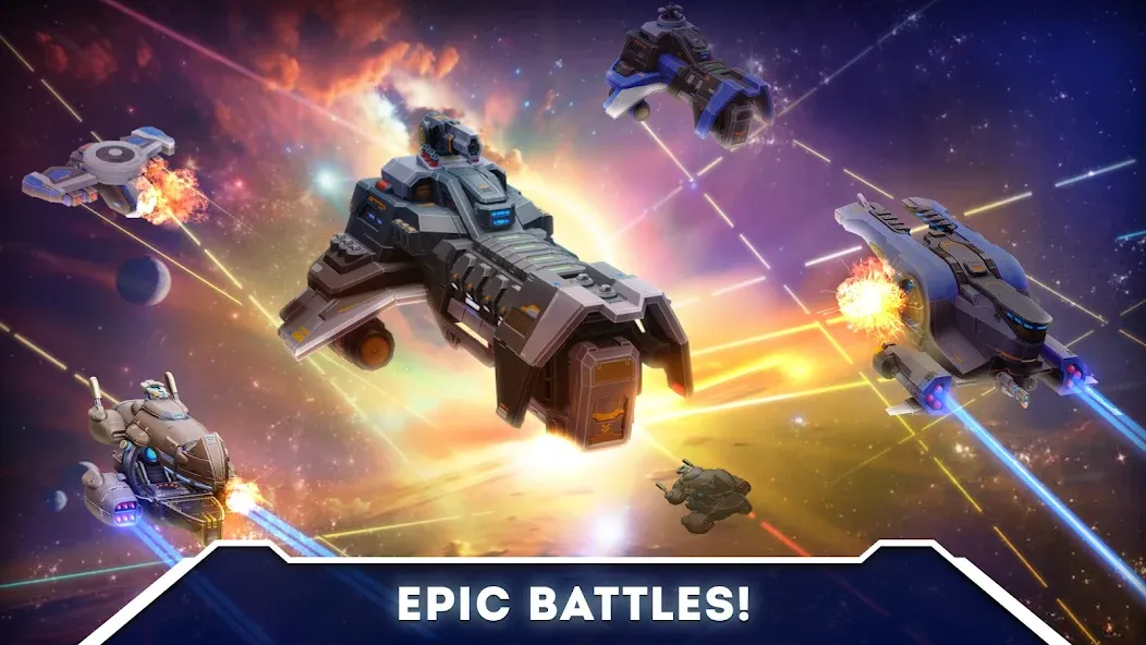 Galaxy Control: 3D strategy [MOD: безлимитные ресурсы и войска] Screenshot 1