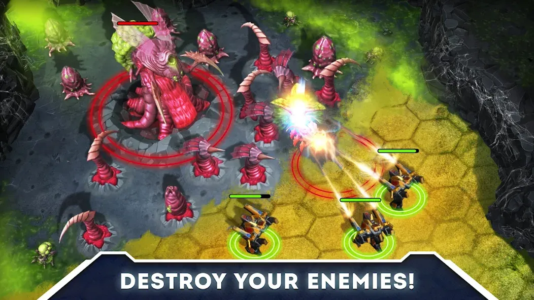 Galaxy Control: 3D strategy [MOD: безлимитные ресурсы и войска] Screenshot 3