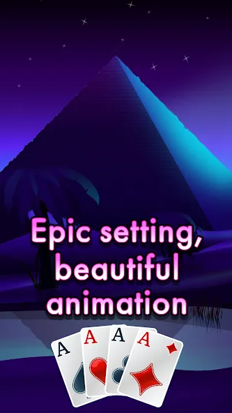 Pyramid Solitaire - Egypt [MOD: безлимитные подсказки и отмены ходов] Screenshot 4