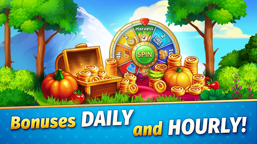 Solitaire Golden Prairies [MOD: безлимитные монеты и открыты все поля] Screenshot 5