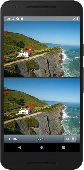 Find 10 differences [MOD: подсказки и все уровни открыты] Screenshot 2