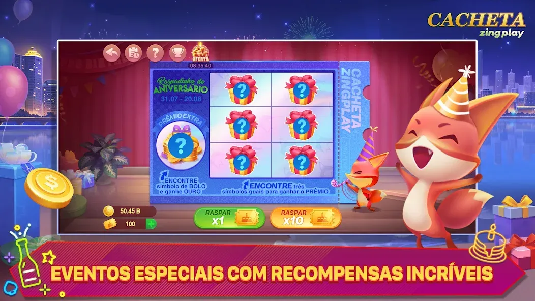 Cacheta - Pife - Jogo online [MOD: dinheiro ilimitado e cartas desbloqueadas] Screenshot 3