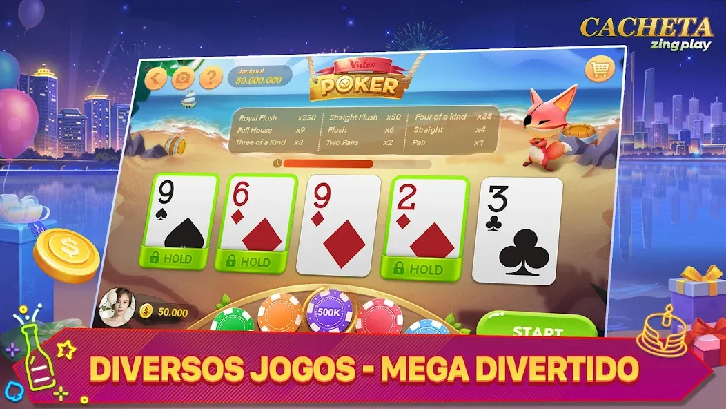 Cacheta - Pife - Jogo online [MOD: dinheiro ilimitado e cartas desbloqueadas] Screenshot 5