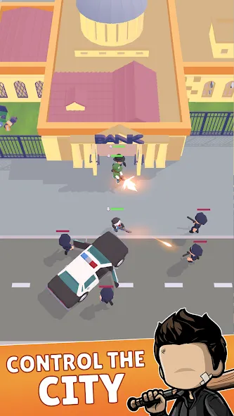 Merge Gangster Heist vs Police [MOD: безлимитные деньги и оружие] Screenshot 4