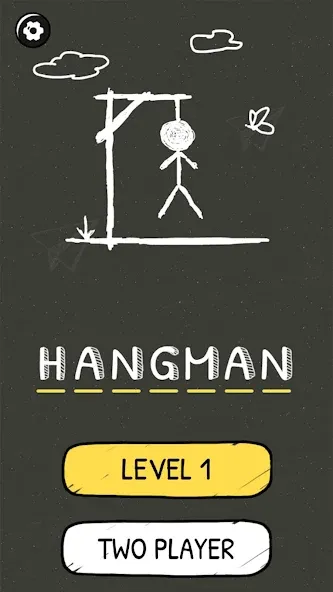 Hangman Words:Two Player Games [MOD: без рекламы, все подсказки открыты] Screenshot 2