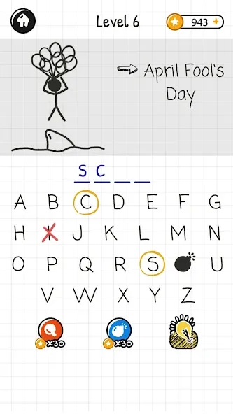 Hangman Words:Two Player Games [MOD: без рекламы, все подсказки открыты] Screenshot 5