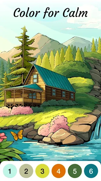 Zen Color - Color By Number [MOD: без рекламы и всё открыто] Screenshot 4