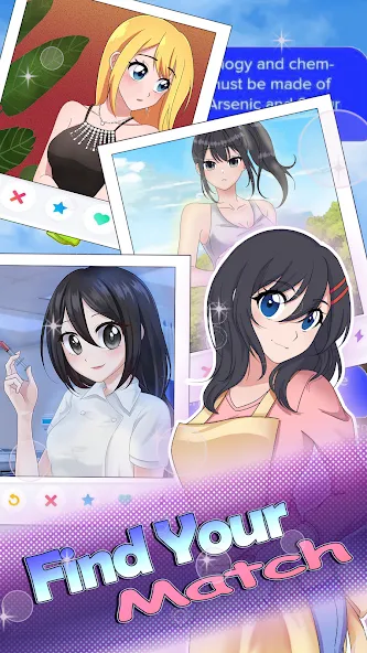 HaremKing - Waifu Dating Sim [MOD: безлимитные деньги и открыты все сцены] Screenshot 4