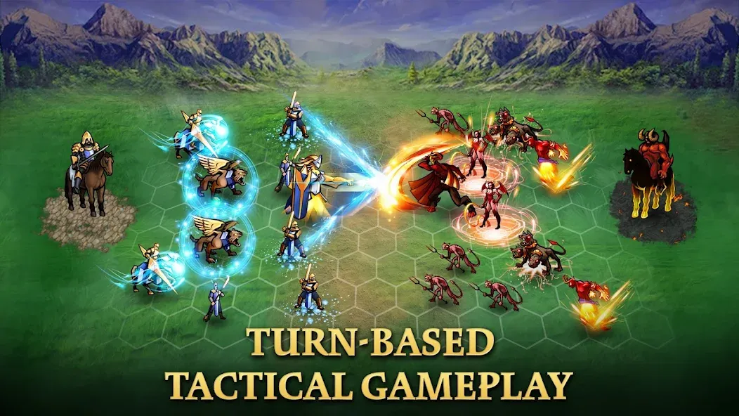 Magic War Legends [MOD: много золота и кристаллов] Screenshot 1