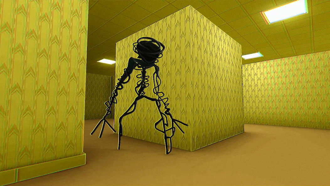 Hide in The Backrooms Nextbots [MOD: новые уровни и быстрый бег] Screenshot 1